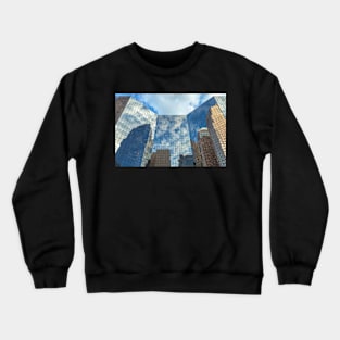 Buildings Reflections Crewneck Sweatshirt